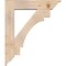 Ekena Millwork Merced Traditional Smooth Bracket w/ Offset Brace, Douglas Fir, 7 1/2"W x 34"D x 40"H BKT0806X34X40MRC01SDF - alternate 3